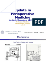 Update in Perioperative Medicine: Amish A. Dangodara, MD, FACP