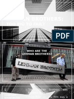 Lehman Brothers:: Too Big To Fail?