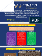 Desempeño Docente y Su Relación Con Déficit de Atención Con Hiperactividad