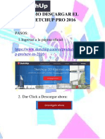 ¿Como Descargar El Sketchup Pro 2016?