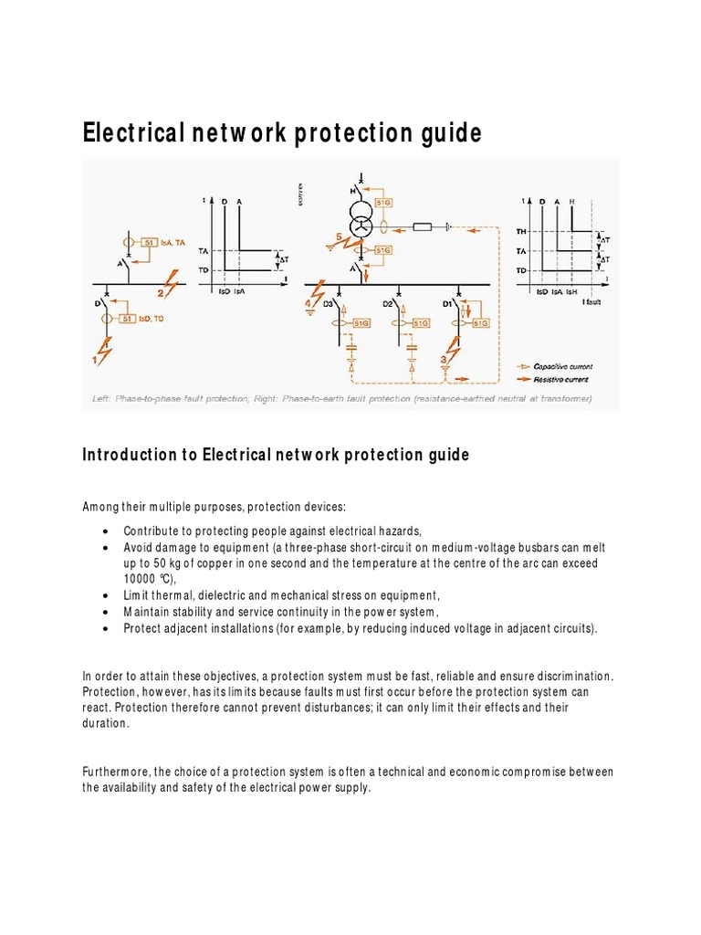 Electrical Network Protection Guide PDF Electric Power System