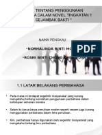 Pembentangan Kerja Kursus Peribahasa