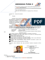 'Surat Panggilan Tes Interview Calon Karyawan PT Angkasa Pura II (Persero)
