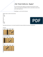 Lección 2 Segundo Día - Hotel California - Eagles