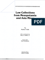 Law Collections From Mesopotamia and Asia Minor