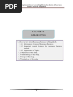 Thesis Paper on Implementation of Accounting Information System of Insurance Industry sector in Bangladesh