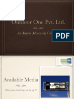 Outdoor One Pvt. LTD.: An Airport Advertising Company