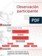 Observación participante: técnica cualitativa para investigación