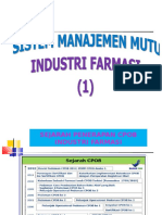 Sistem Manajemen Mutu Industri Farmasi