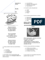 Plan de Refuerzo Tercer Perìodo Lenguaje 4 Grado