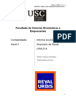 Análisis económico financiero de la empresa REYAL URBIS,S.A. (1)