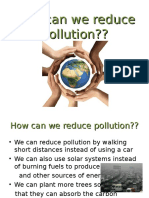 How Can We Reduce Pollution