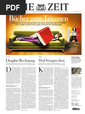 Die Zeit No 43 13 Oktober 2016