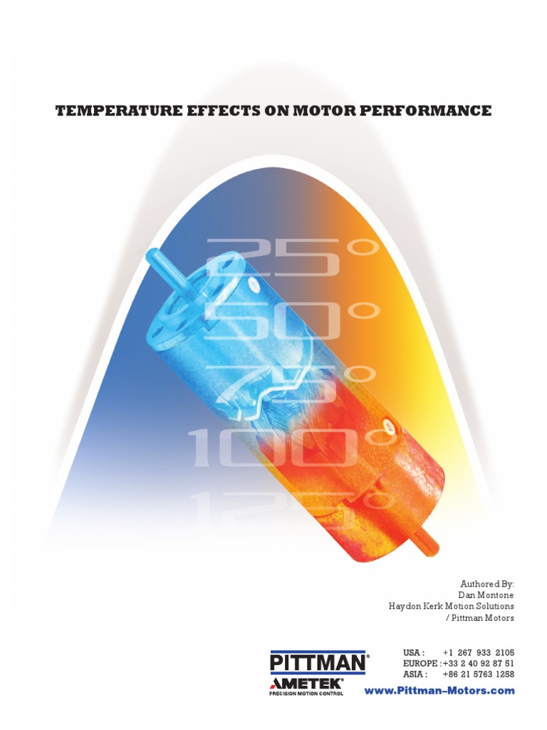 Impact of Temperature on DC Motor Performance | PDF | Electric Motor ...