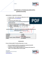 Requisitos de Inscripcion Maestria Homologacion (2016)