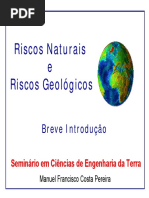 Riscos Naturais e Geológicos