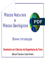 Riscos Naturais e Geológicos