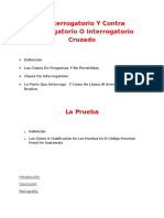 El Interrogatorio Y Contra Interrogatorio O Interrogatorio Cruzado