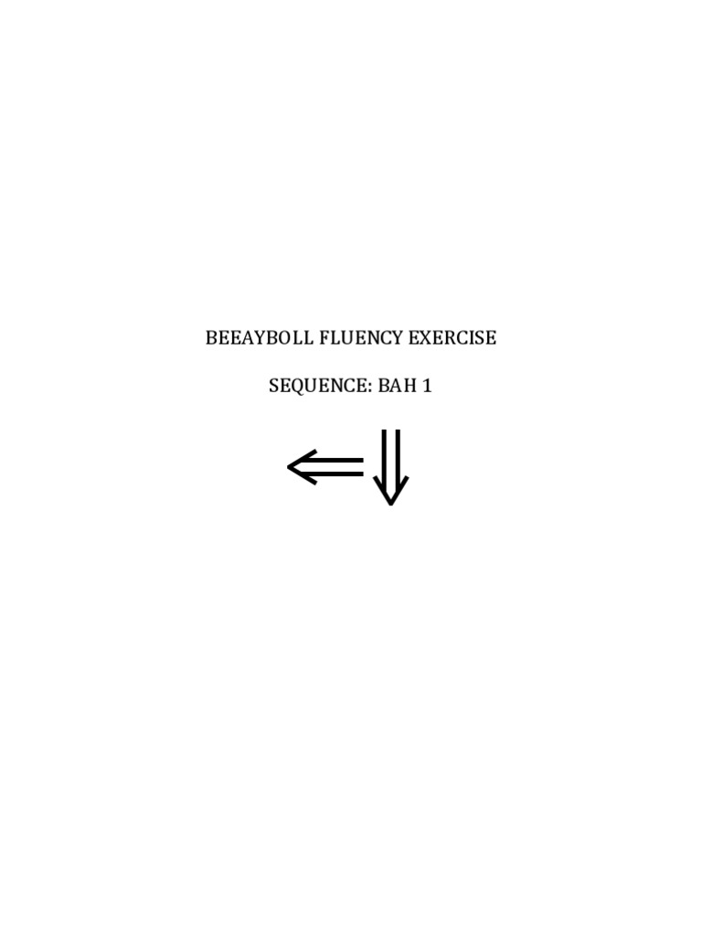 Vowel Sound Fluency Exercises | PDF