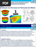 Parte I - Introduo Aos Processos de Fabricao Pblica