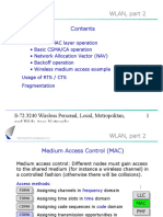 WLAN, Part 2: S-72.3240 Wireless Personal, Local, Metropolitan, and Wide Area Networks 1