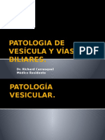 Patologia de Vesícula y Vías Biliares