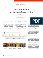Ie267 Suarez Balastos Electronicos para Lamparas Fluorescentes PDF
