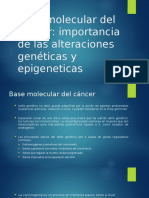 Base Molecular Del Cáncer