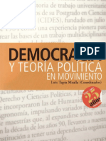  Democracia y Teoria Politica Luis Tapia Mealla Coordinador