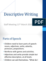 descriptive writing staff meeting 11th march complete