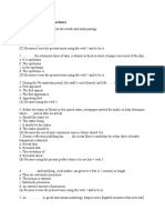 Contoh Soal TOEFL Structure dan Reading