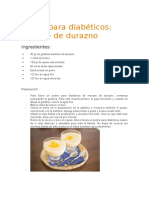 Mousse de Durazno