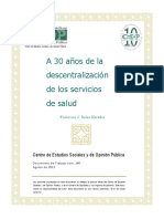 30 Anios Descentralizacion Salud Docto140 PDF