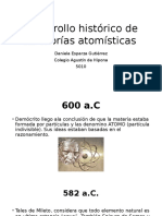 Desarrollo Histórico de Las Teorías Atomísticas