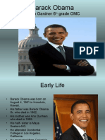 Barack Obama: Aaron Gardner 6 Grade OMC