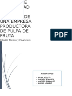 Estudio de factibilidad de un negocio-Ejemplo