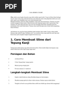 Download Cara Membuat Slime by ujay aksi SN329473569 doc pdf