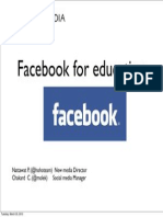 Facebook For Education: Nattawat P. (@hohoteam) New Media Director Chakard C. (@molek) Social Media Manager
