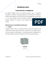 Arreglos Geométricos, Sistema de Cristalización