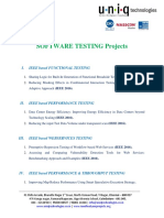 Testing IEEE 2016 Project List