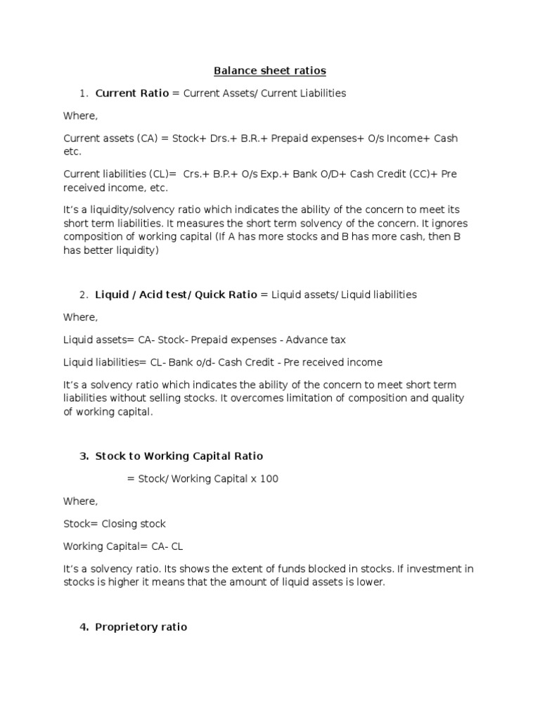 Ratio | PDF | Equity (Finance) | Financial Capital
