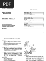 Arterial Puncture Procedure Guide | PDF | Hand | Medicine
