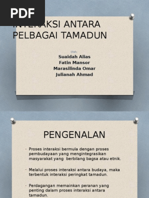 Interaksi Antara Pelbagai Tamadun Full  PDF
