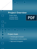 Project Planning Overview Presentation
