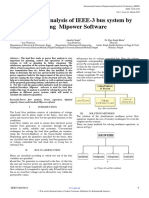 Load Flow Analysis of IEEE-3 Bus System by Using Mipower Software