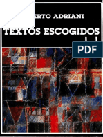 Alberto Adriani Textos Escogidos PDF