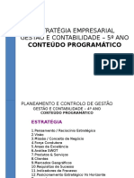 1 - ESTRATÉGIA EMPRESARIAL