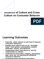 Influence of Culture and Cross Culture On Consumer