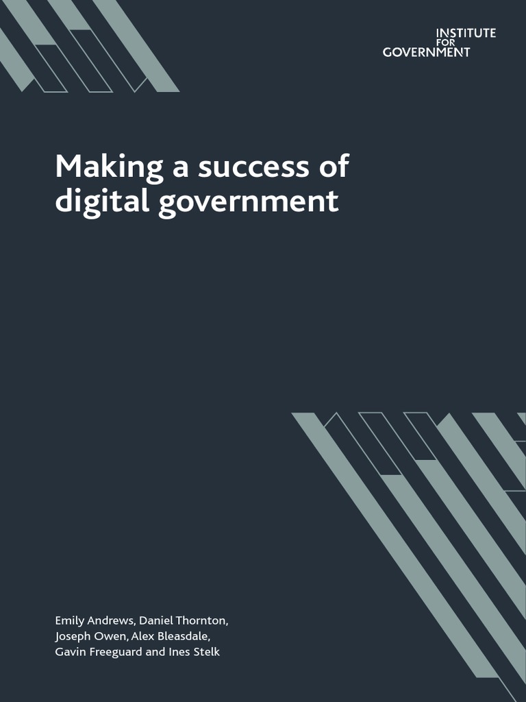 IFG Digital Government Report | PDF | E Government | Agile Software ...