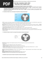 Download Soal Dan Jawaban Quiz Arsitektur Komputer by Muhamad Syihab SN329492587 doc pdf